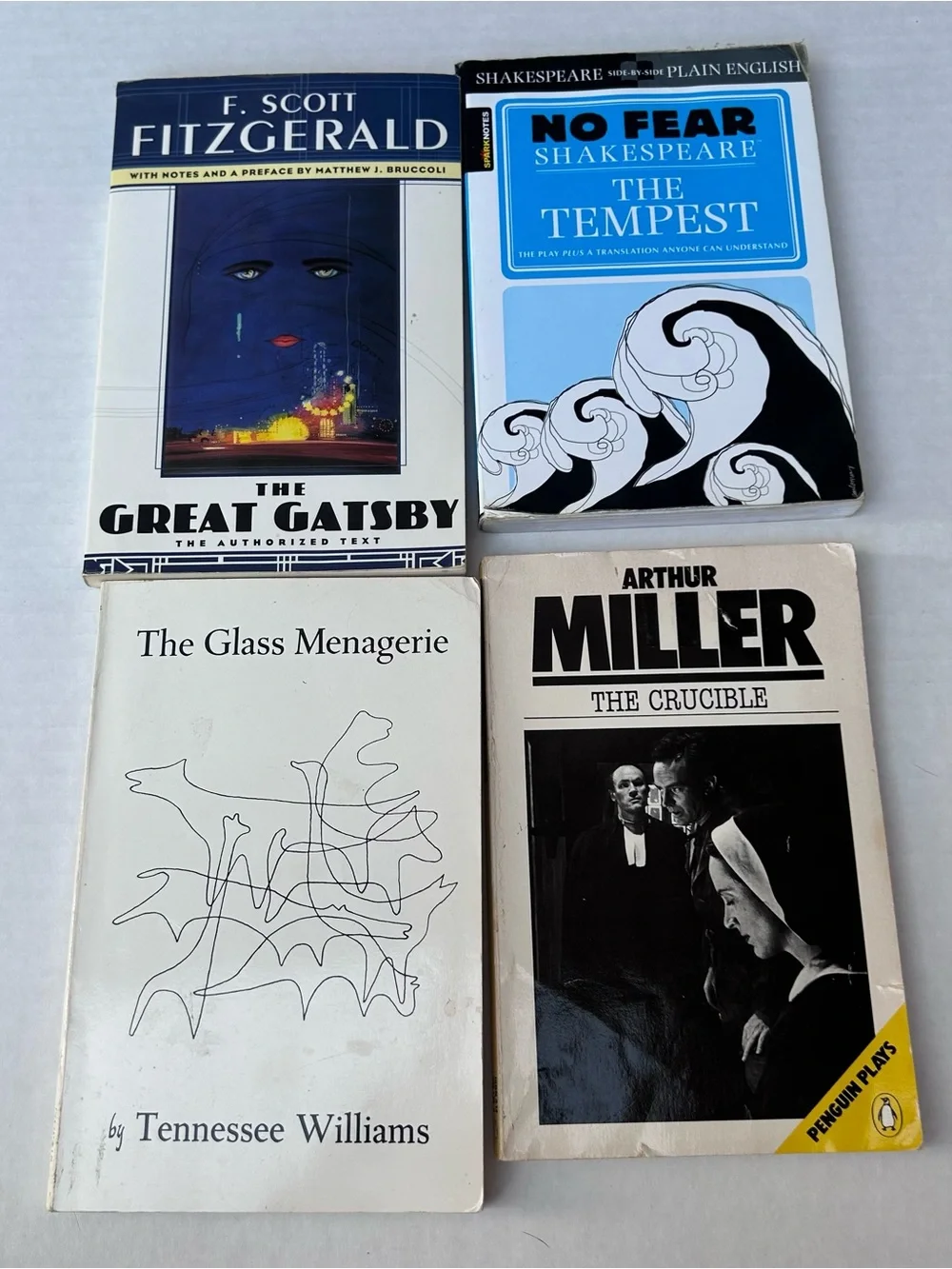High School Reading 9 Book Lot Hobbit Fahrenheit 451 Mockingbird Gatsby Crucible